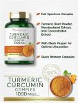 Carlyle Turmeric Curcumin with Black Pepper 1000mg | 180 Capsules | Turmeric Complex Supplement | Non-GMO, Gluten Free