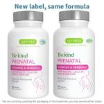 Clean Label Prenatal Multivitamin for MTHFR, Vegan, 60 Tablets