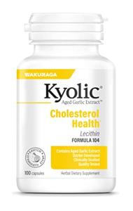 Kyolic - #104 Garlic Extract With Lecithn - 100 capsules, 2 Pack