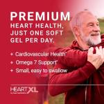 HeartXL Omega-7 Cardiovascular Health Support - 30 Soft Gels