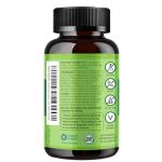 NATURELO Vegan Iron Supplement with Vitamin C - 90 Capsules