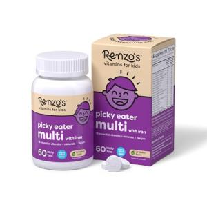 Renzo’s Picky Eater Kids Multivitamin with Iron - Apple Flavored