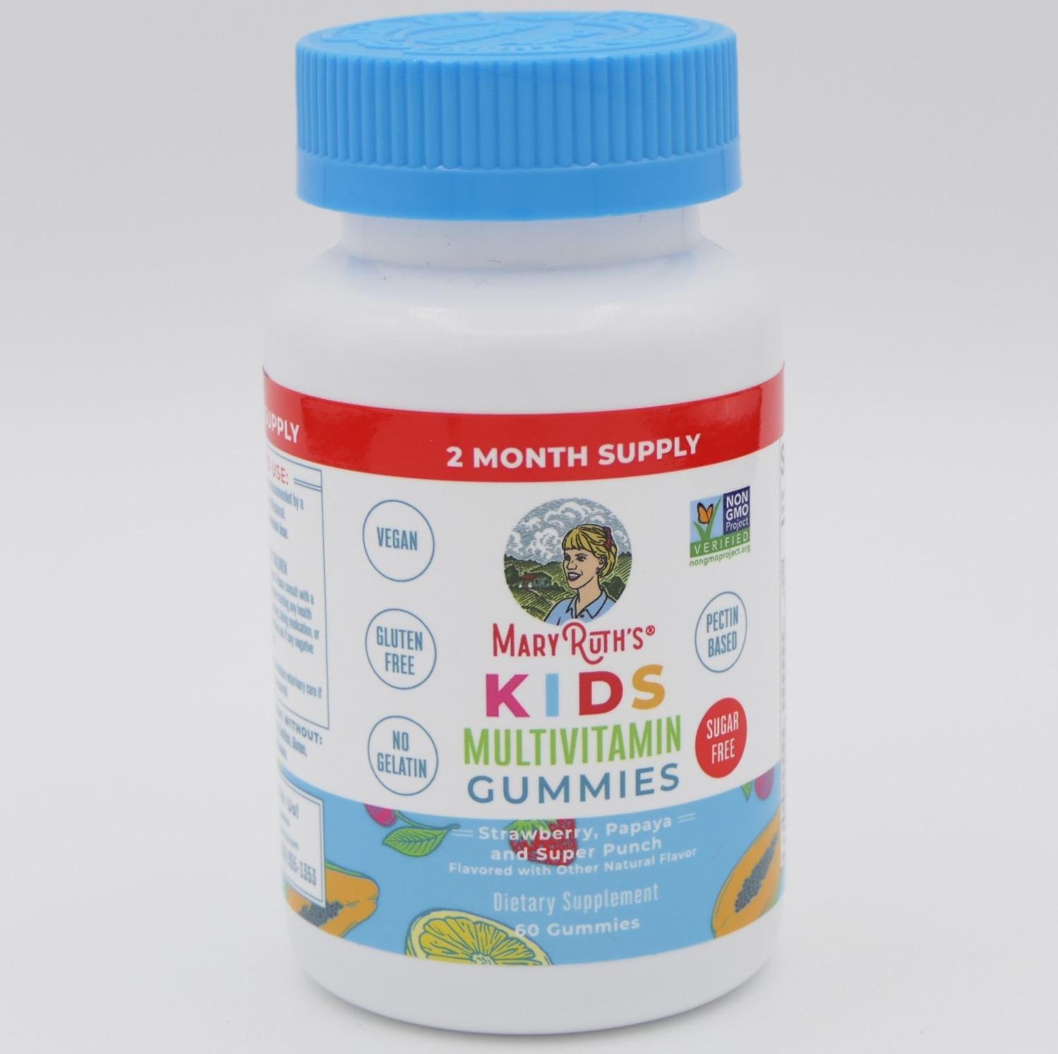 MaryRuth's Vegan Kids Multivitamin Gummies | 60 Count