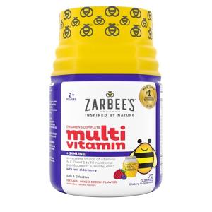 Zarbee's Kids Multivitamin Gummies + Immune Support, 70 Count