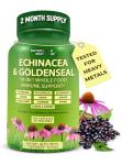 Organic Echinacea Goldenseal Capsules - Herbal Immune Support