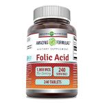 Amazing Formulas Folic Acid 1000 Mcg 240 Tablets