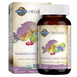 Organic Women's Multi with Iron, Biotin - 60 Tablets