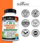 Immune Support Supplement with Zinc, Vitamin C, D3
