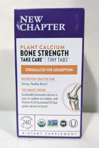 New Chapter Plant Calcium Bone Strength Tiny Tabs