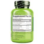 NATURELO Immune Support: Vitamin C, Elderberry, Zinc - 60 Capsules