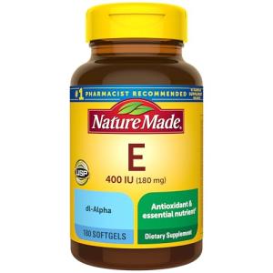 Nature Made Vitamin E Softgels, Antioxidant Support, 180ct