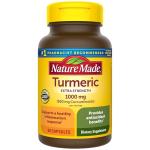 Nature Made Extra Strength Turmeric Curcumin with Black Pepper, 1000mg extract (950mg Curcuminoids) per serving, Supports Healthy Inflammation Response, 60 Vegetarian Capsules, 30 Day Supply