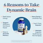 Stonehenge Health Dynamic Brain Supplement - Boost Memory & Focus
