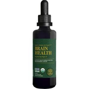 Global Healing Center USDA Organic Brain Supplement - Memory & Focus - Nootropics Brain Fog - Advanced Focus Factor