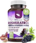 Biodora Resveratrol Antioxidant Supplement with Green Tea 180ct