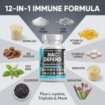 Clean Nutraceuticals NAC Supplement with Vitamin D3, K2