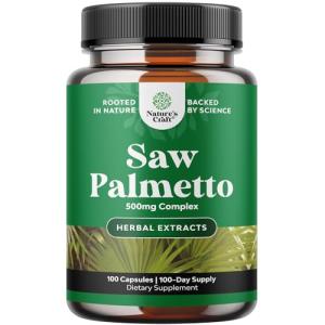 Extra Strength Saw Palmetto Extract - Advanced Saw Palmetto for Women and Men's Hair Health and Urinary Support with Plant Sterols & Flavonoids - Potent Herbal Saw Palmetto Supplement - 100 Capsules