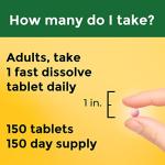 Vitamin B12 1000mcg Sublingual Tablets, 150 Day Supply