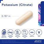 Potassium Citrate Capsules - Electrolyte Support - 90 Capsules