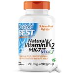 Doctor's Best Vitamin K2 Mk-7, 100mcg, 60 Capsules