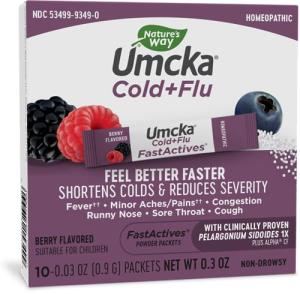 Nature's Way Umcka Cold + Flu FastActives - Berry