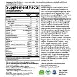 Organic Kids Gummy Vitamins - Non-GMO, Vegan - 120 Chew Gummies