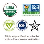 Organic Kids Gummy Vitamins - Non-GMO, Vegan - 120 Chew Gummies