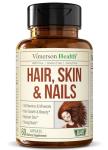 Hair, Skin & Nails Vitamins with Biotin & Folate