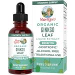 MaryRuth's Ginkgo Leaf Liquid Drops | Herbal Supplement | Nootropic | Circulatory System & Nervous System Health | USDA Organic | Non-GMO | Vegan | 60 Servings