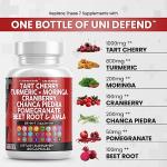 Clean Nutraceuticals Tart Cherry Capsules with Turmeric & Moringa