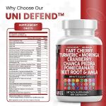 Clean Nutraceuticals Tart Cherry Capsules with Turmeric & Moringa