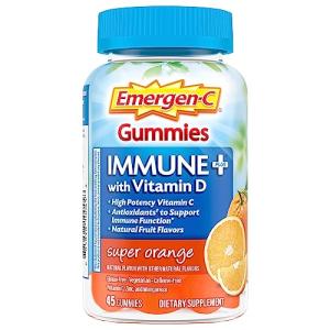 Immune Boosting Vitamin D and C Gummies, 45 ct