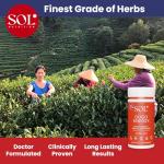 Sol Nutrition GoGo Energy Supplement: Natural Energy Boost, Cortisol Regulation, Focus Support