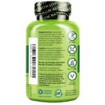 NATURELO Bone Strength Supplement - Vegan Capsules, Plant-Based Formula