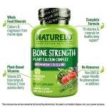 NATURELO Bone Strength Supplement - Vegan Capsules, Plant-Based Formula