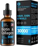 Biotin Collagen Drops for Hair, Skin, Nails - USA Made