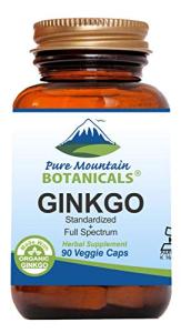 Ginkgo Biloba Capsules – Kosher Vegan Caps with 400mg Ginkgo Biloba Leaf and Ginko Extract