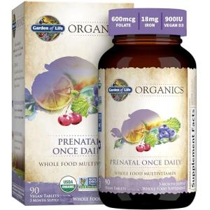 Garden of Life Prenatal Folate Vitamin: Energy & Development