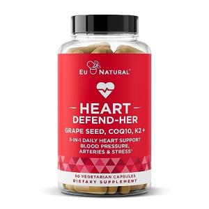 Women's Heart Support Supplement with Grape Seed and CoQ10