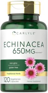 Carlyle Echinacea Capsules 120 Count | Non-GMO & Gluten Free