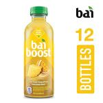 Bai Boost Cartago Pineapple Passion Fruit, 18 Fl Oz Bottle(pack of 12)
