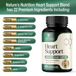 Heart Health Support with 22 Natural Vitamins & Extracts