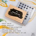 Pure Himalayan Shilajit Dry Drops, 100% Pure Natural Shilajit, Grade A, Max Potency 85+ Clean Trace Minerals & Fulvic Acid for Energy, Metabolism & Immune Support Supplement for Men & Women (120 tabs)