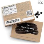 Pure Himalayan Shilajit Dry Drops, 100% Pure Natural Shilajit, Grade A, Max Potency 85+ Clean Trace Minerals & Fulvic Acid for Energy, Metabolism & Immune Support Supplement for Men & Women (120 tabs)