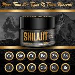 VENESUILA Shilajit Resin - Organic Shilajit Resin Third Party Tested Rich in 85+ Trace Minerals, Gold Grade Himalayan Pure Shiljait for Energy (1 Fl Oz (Pack of 1))