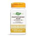 Nature's Way Pantothenic Acid 500mg, 100 Capsules - Cellular Energy Support