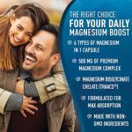 Magnesium Complex Capsules: Sleep, Muscle, Heart Health