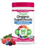 Orgain Organic Greens Powder + 50 Superfoods, Berry