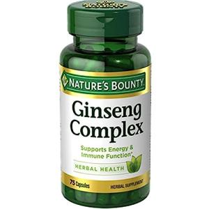 Nature's Bounty Ginseng Complex Capsules - 2 Pack