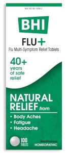 BHI Flu + Cold Relief with 11 Homeopathic Ingredients